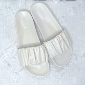 NWB! J.Crew Smooth Calf Keeper Marlow White Sandal size 9.5